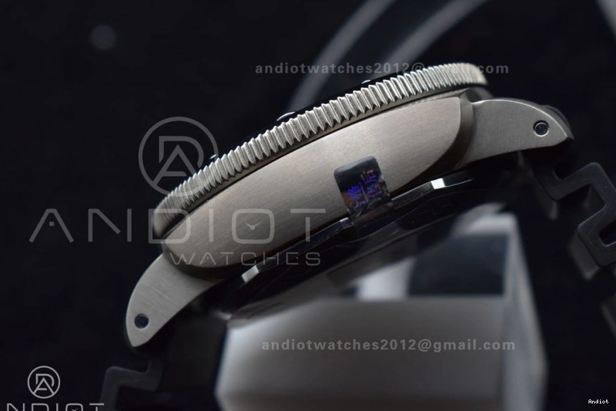 Black on Rubber Clone O 1:1 VSF V2 Edition P.9000 Super PAM389 Strap Best 1128